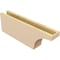 Ekena Millwork 4in. W x 8in. H x 24in. L Huntington Woodgrain TimberThane Rafter Tail, Primed Tan RFTUR04X08X24HUNRCPR - alternate 2